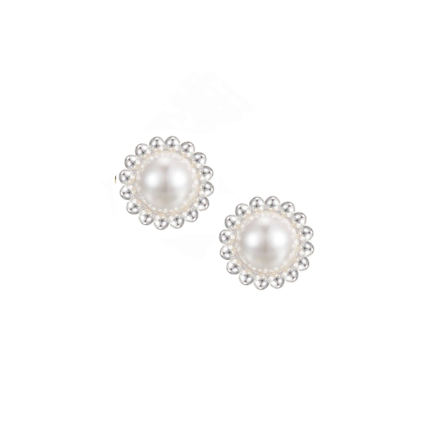 Allure Stud Earrings in Clear Crystal/Silver