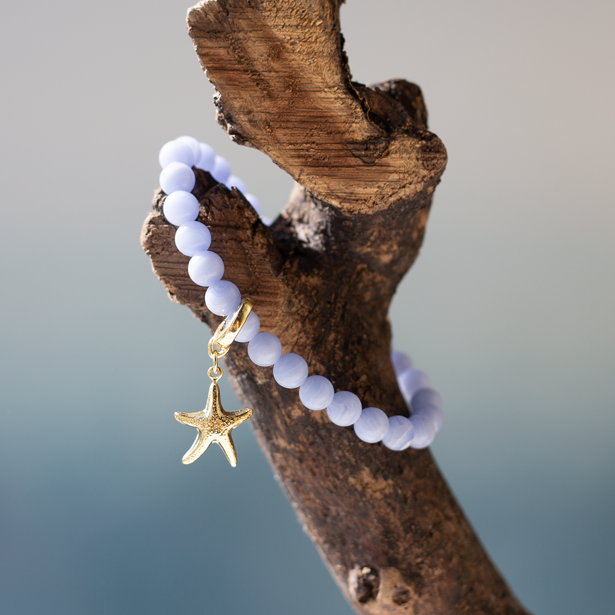 Gold Starfish Charm, Bag Charm, Charm Bar