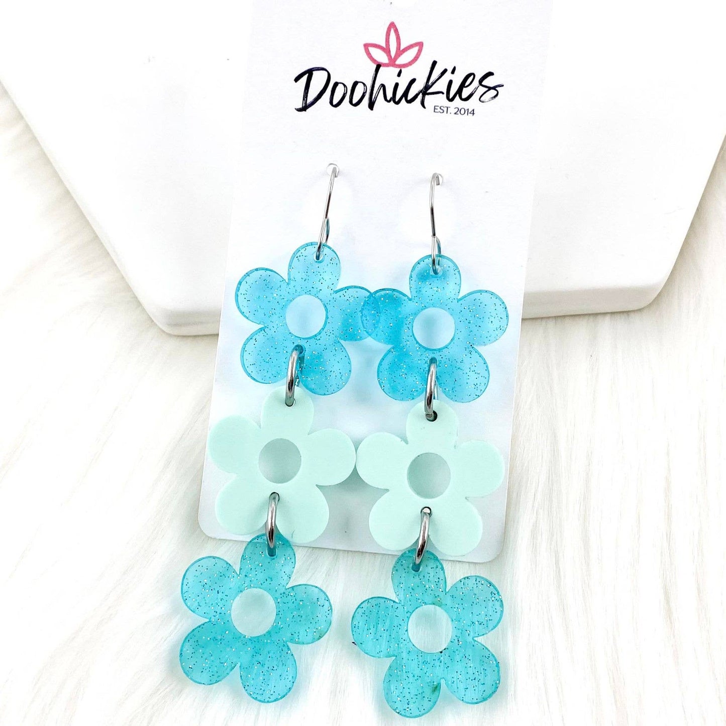 Shimmer Pastel Daisy Blossom Drops