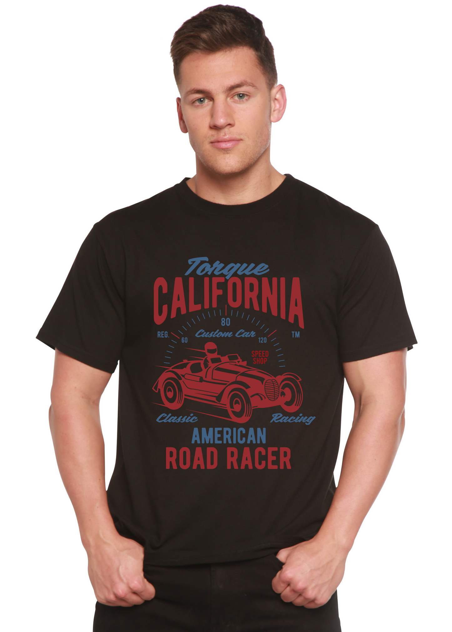 Torque California Spun Bamboo® Men's Bamboo Viscose/Organic Cotton Short Sleeve Graphic T-Shirt