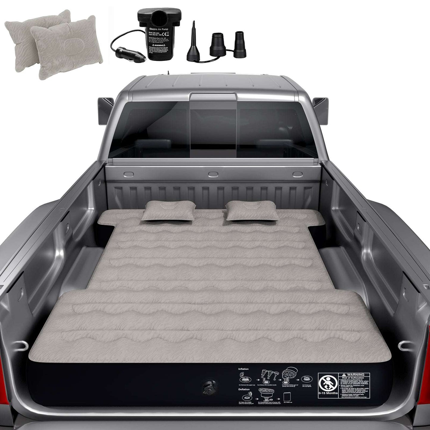 DikaSun Nissan 5.5-5.8ft | 6-6.5 ft Truck Bed Air Mattress