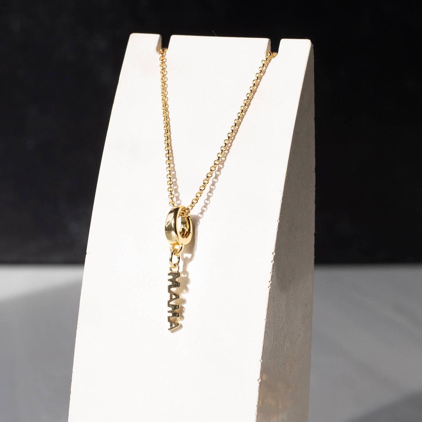 Mama Charm, Gold, Charm Bar | Charm Necklace or Bracelet