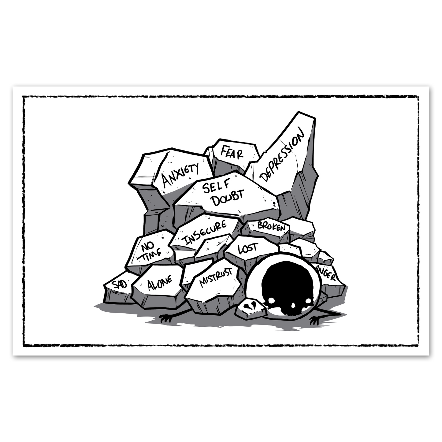 Buried Behavior Print