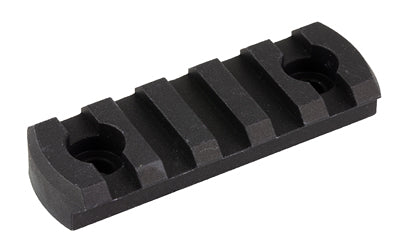 CMC Triggers M-Lok Picatinny Rail | 5 Slot | Fits M-LOK Rail | 2.5" Long | Anodized Finish | Black