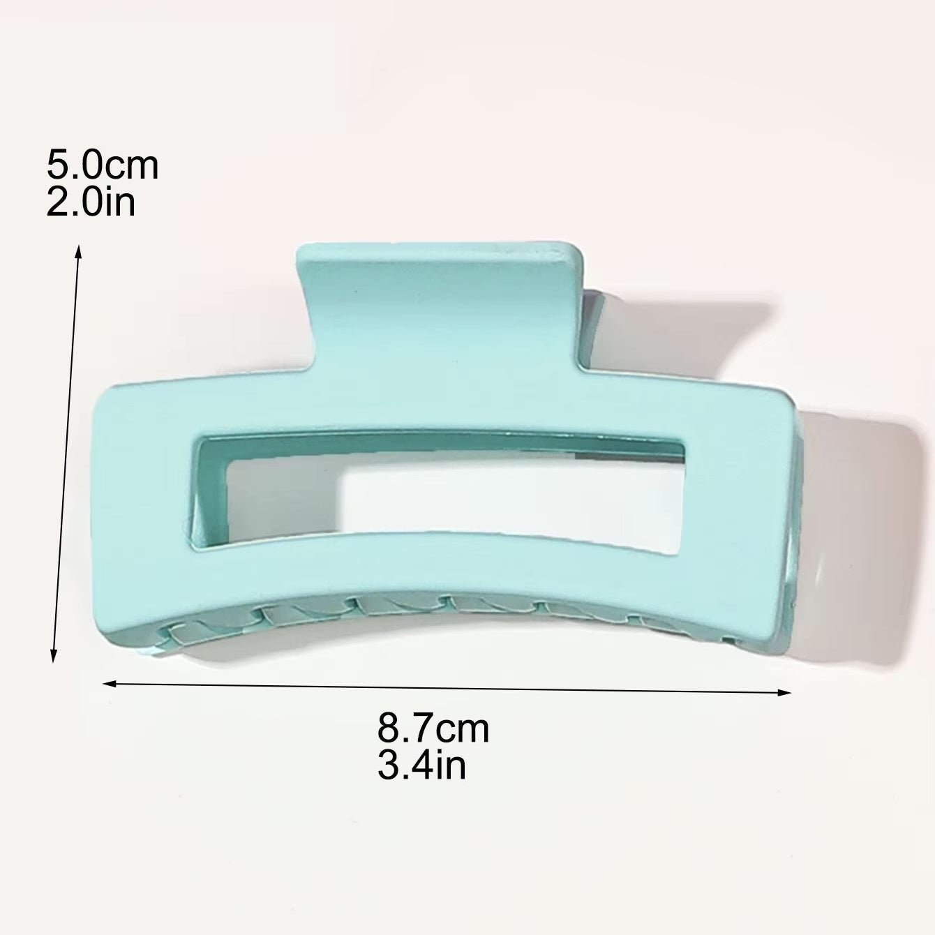 Orange Matte Hair Clip