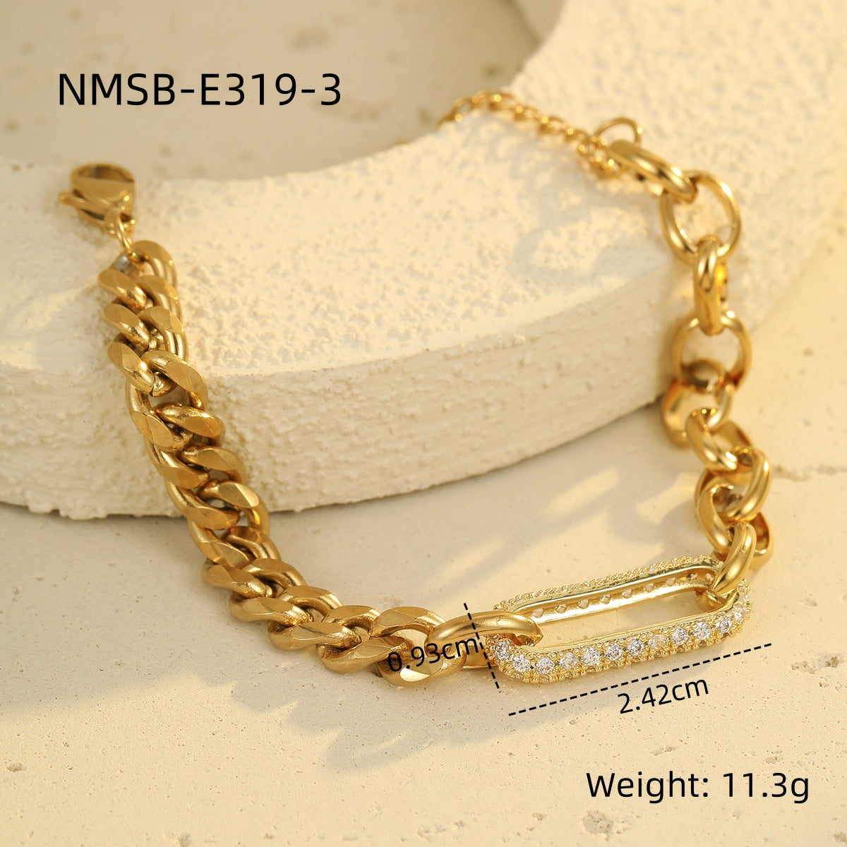 Bracelet Affordable Luxury Star Bracelet Niche Advanced Stainless Steel Bracelet Wild Bracelet Women