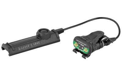 Surefire Remote Dual Switch for Weaponlights | 7" Cable | Fits X-Series | Momentary-On Pressure Pad and Constant-On Press Switch | Black