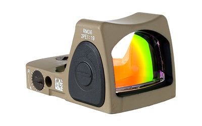 Trijicon Trijicon Dual Defense Kit | RMR | Reflex Sight | Red Dot | 3.25 MOA | Adjustable LED | Flat Dark Earth | Includes M17/18 Mount with Integrated Bright and Tuff Suppressor/Optic Height Sights | Tritium with Black Outline