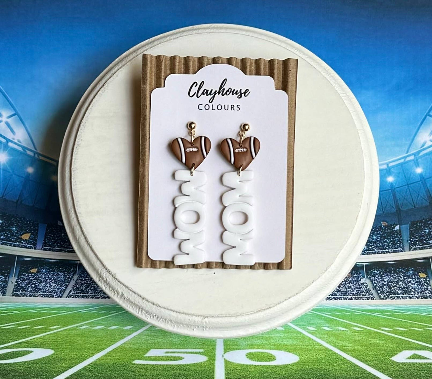 Football Earrings