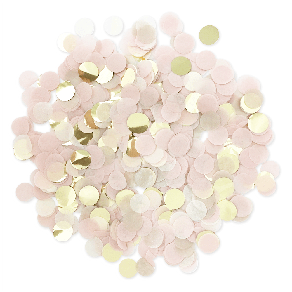Table Confetti - Blush & Gold: 0.5oz