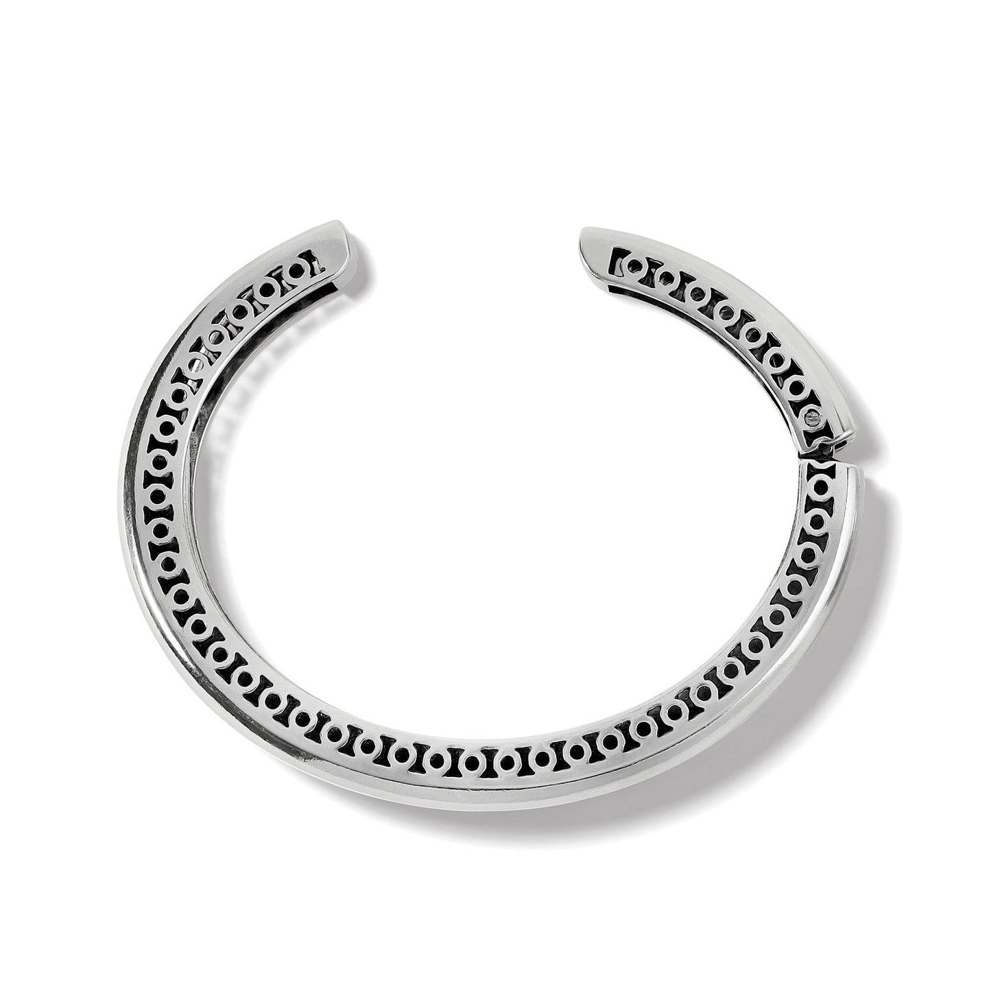 Inner Circle Double Hinged Bangle SIL