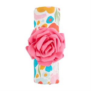 Floral Swaddle and Headband