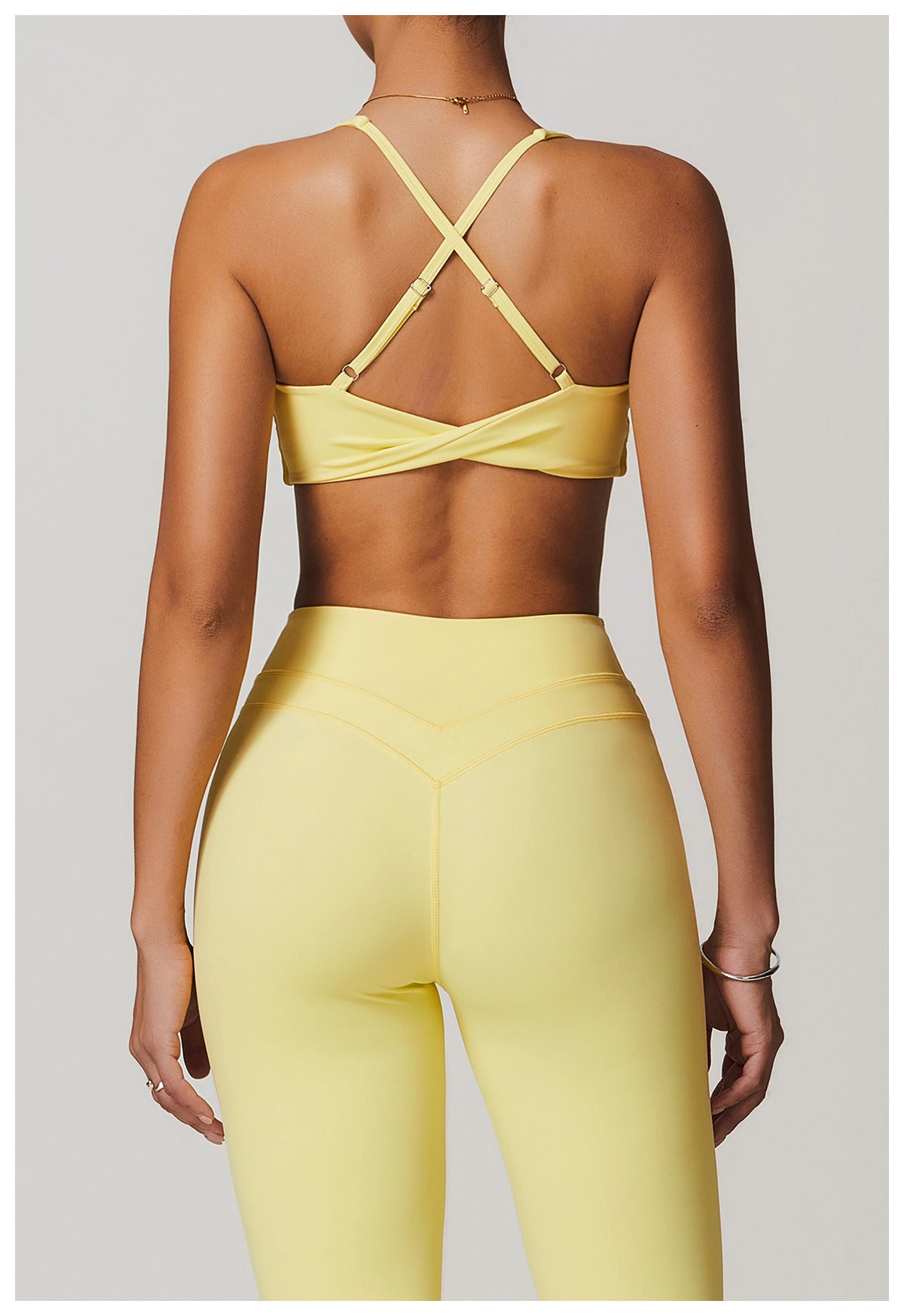 Sollinarry Brushed Tight Back Yoga Bra Women Running Workout Exercise Underwear Yoga Clothes Outerwear Top