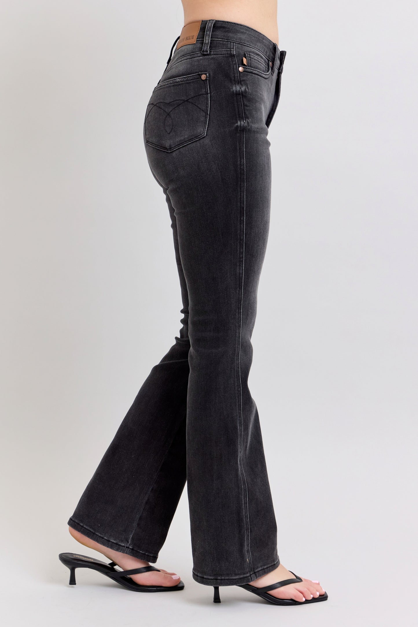 Black High Waist Tummy Control Bootcut - 3 Lengths