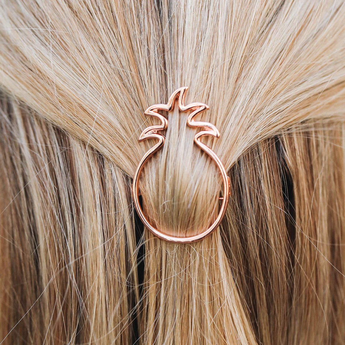 Pineapple Hair Barrette