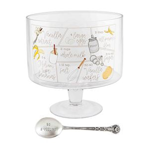 Banana Pudding Bowl and Recipe Set