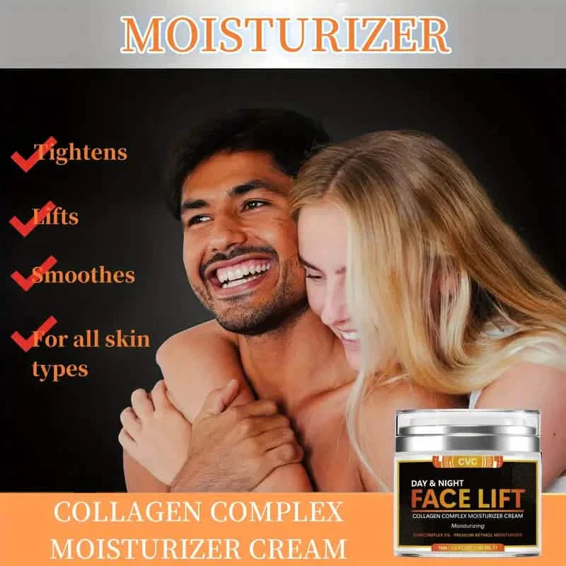 50ml Revitalizing Face Lift Cream - Visibly Firms, Lifts, and Hydrates with Hyaluronic Acid, Collagen