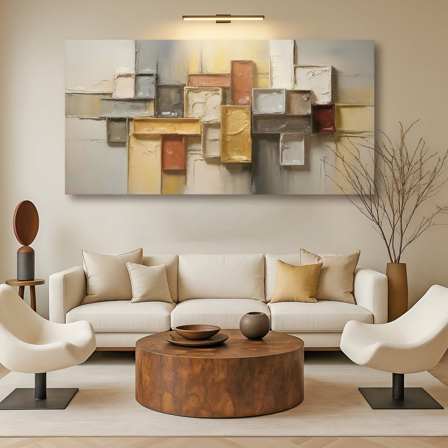 Shape Pattern Minimalist Abstract Wall Art