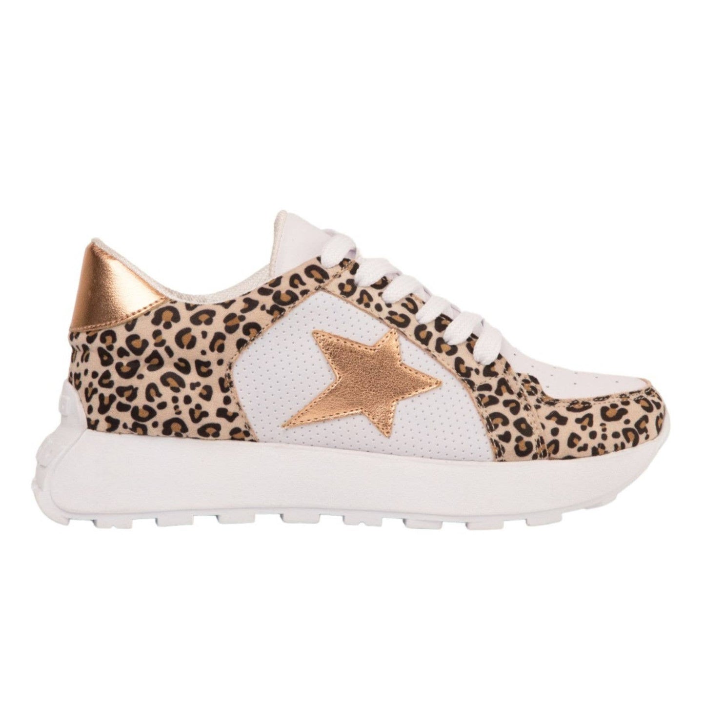 Gold Leopard  Sneakers
