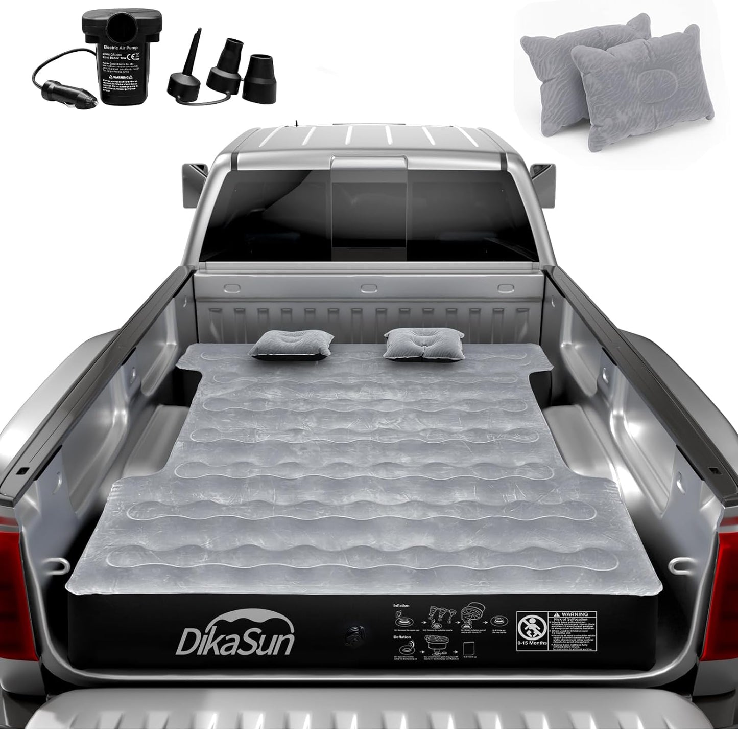 DikaSun Nissan 5.5-5.8ft | 6-6.5 ft  Truck Bed Air Mattress