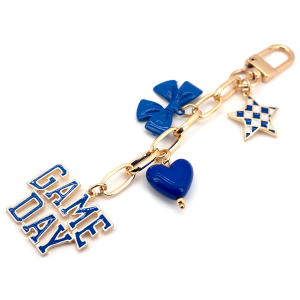 Game Day Team Spirit Enamel Keychain