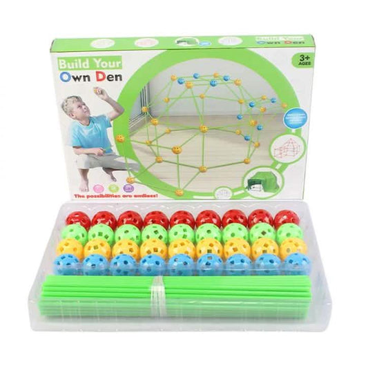 87-Piece: Build Your Own Den