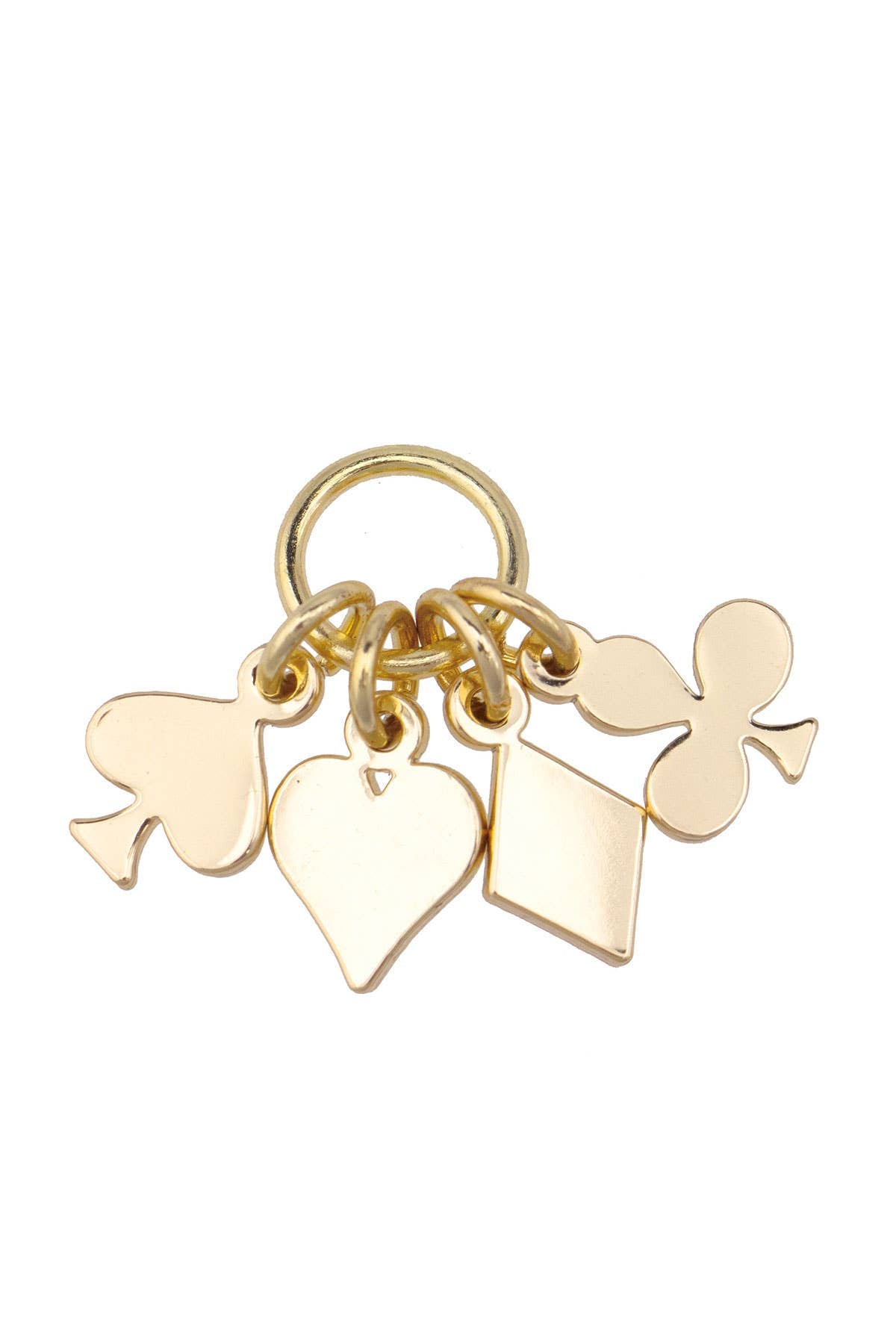 Mardi Gras Deal or No Deal Charm in Shiny Gold