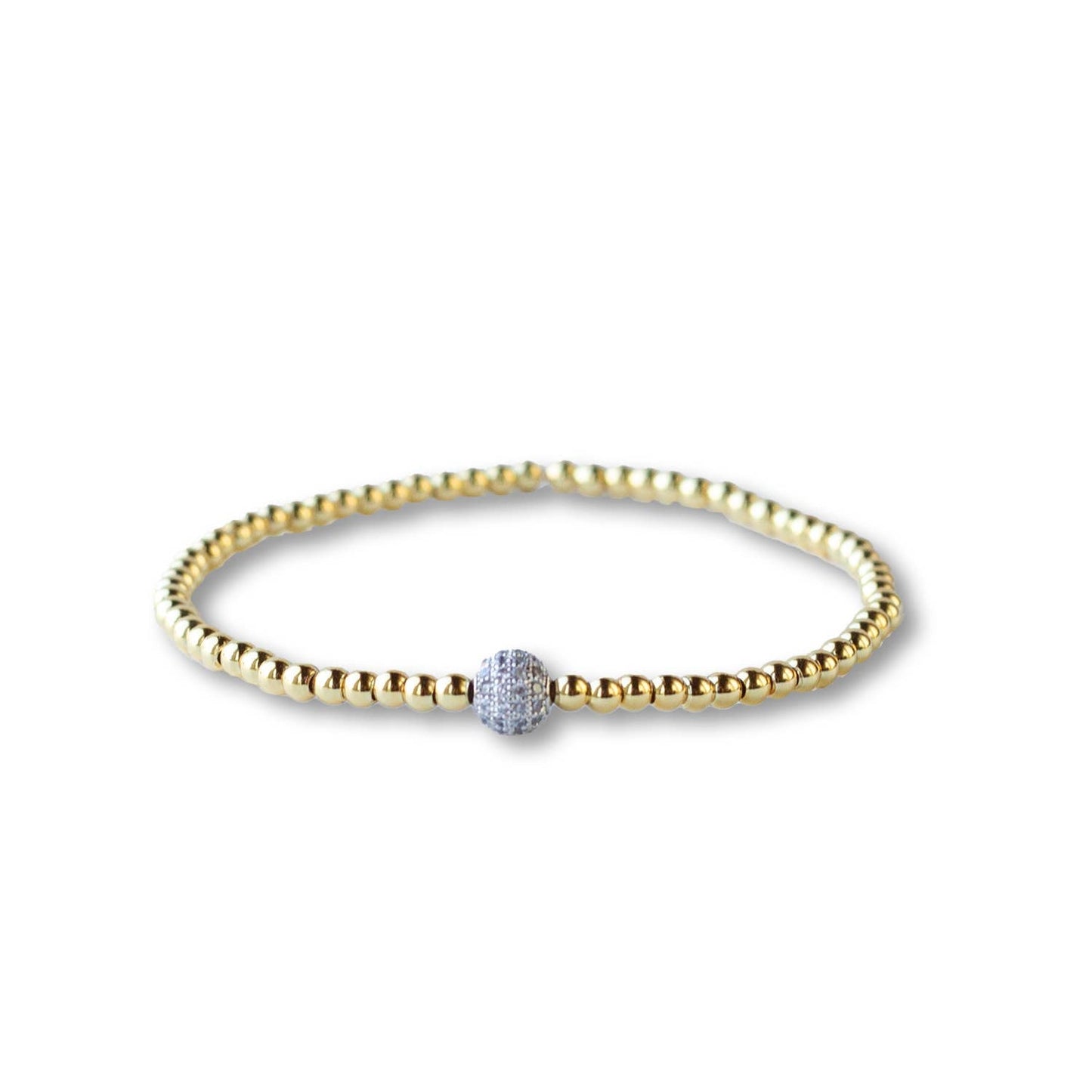 Gold Beaded Bracelet