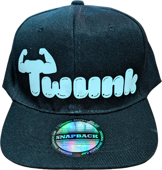 Twunk Snapback Flat Bill Hat