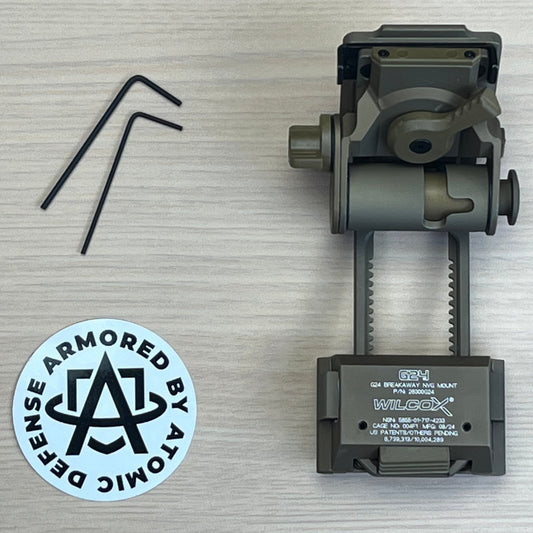 Wilcox G24 | Dovetail Mount for NVGs w/ Breakaway Safety for Neck Injury Prevention