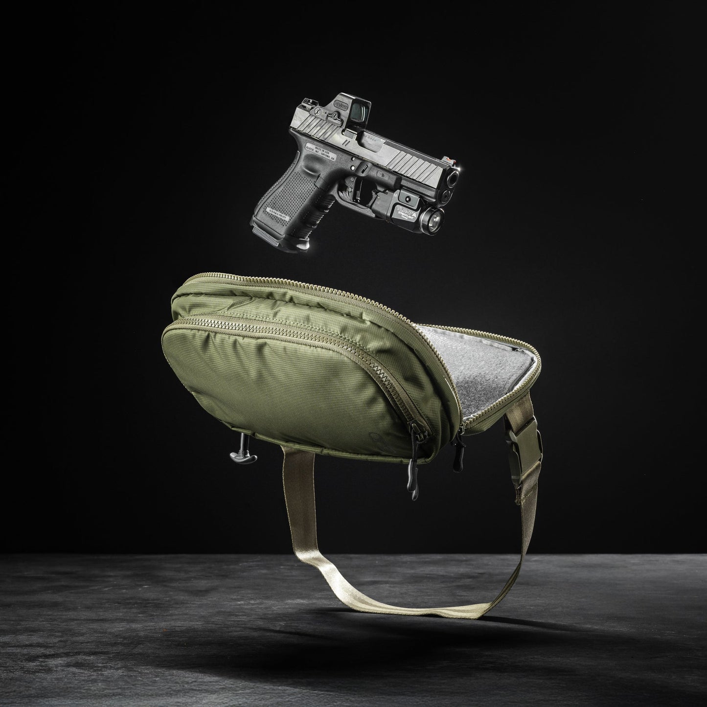 Eberlestock Fade Flex | w/ CCW Pocket & Fits Most Full Size Pistols w/ Lights & Optics