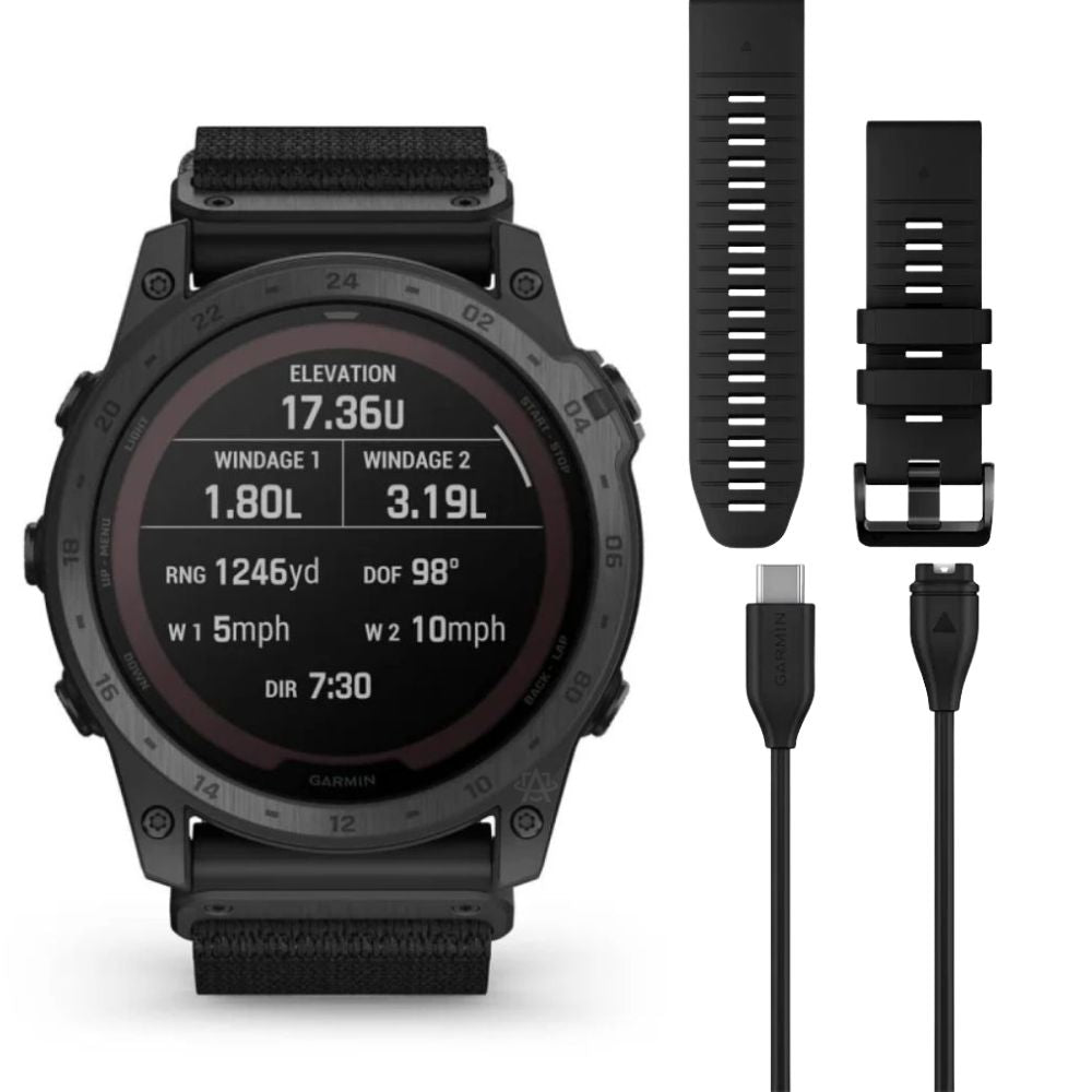 Garmin Tactix 7 Pro Ballistics | Ballistic Calculator & Unlimited Battery | (Upgraded to tactix 8 Elite)