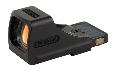 Holosun Technologies SCS |  Green Dot Sight |  Non-Magnified |  Fits Factory Optic Ready VP9 |  Green Ring & 2 MOA Dot |  Matte Finish |  Black |  Solar with Internal Battery