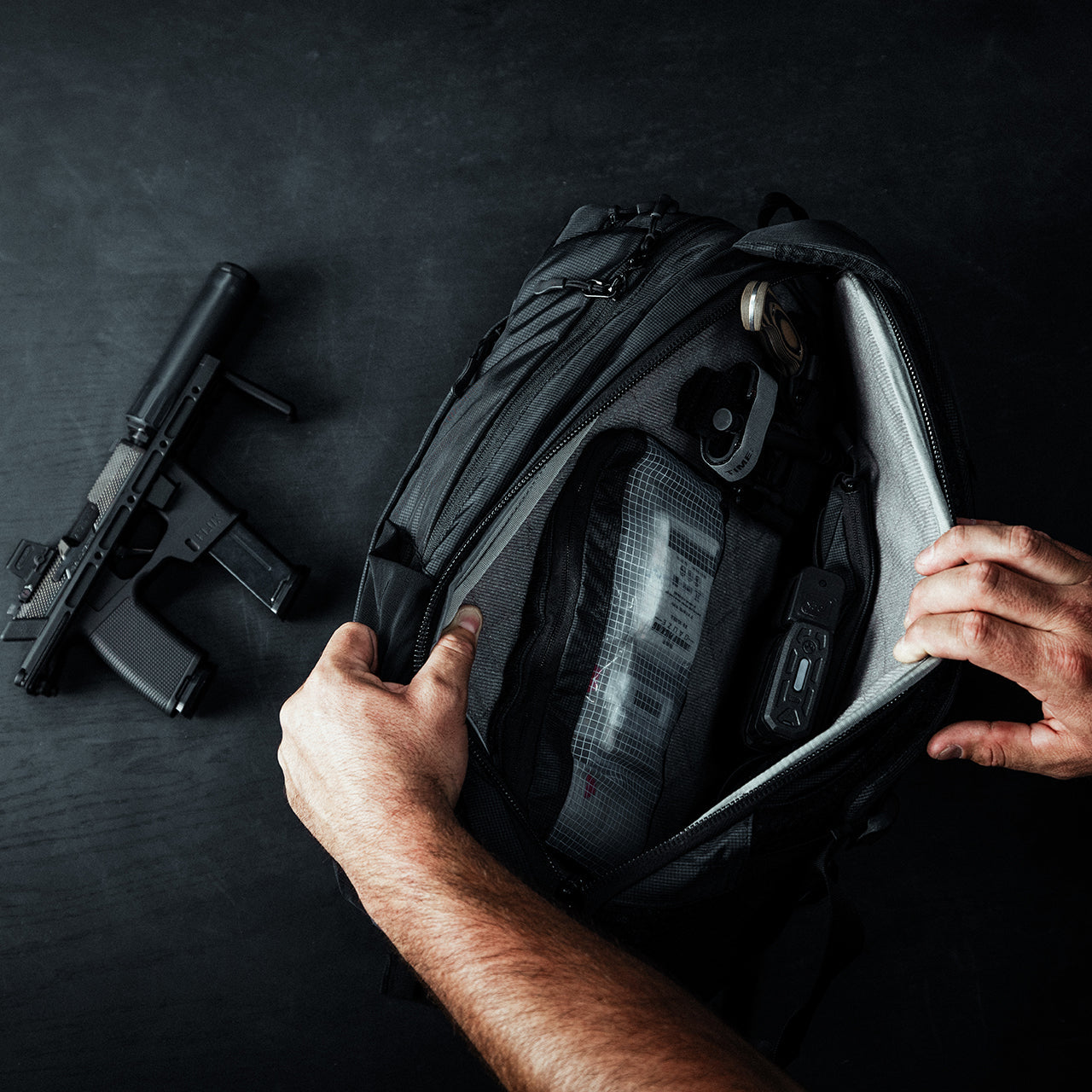 Eberlestock Fade Transport | Sleek EDC Bag w/ Multiple CCW Pockets & Structured bottom