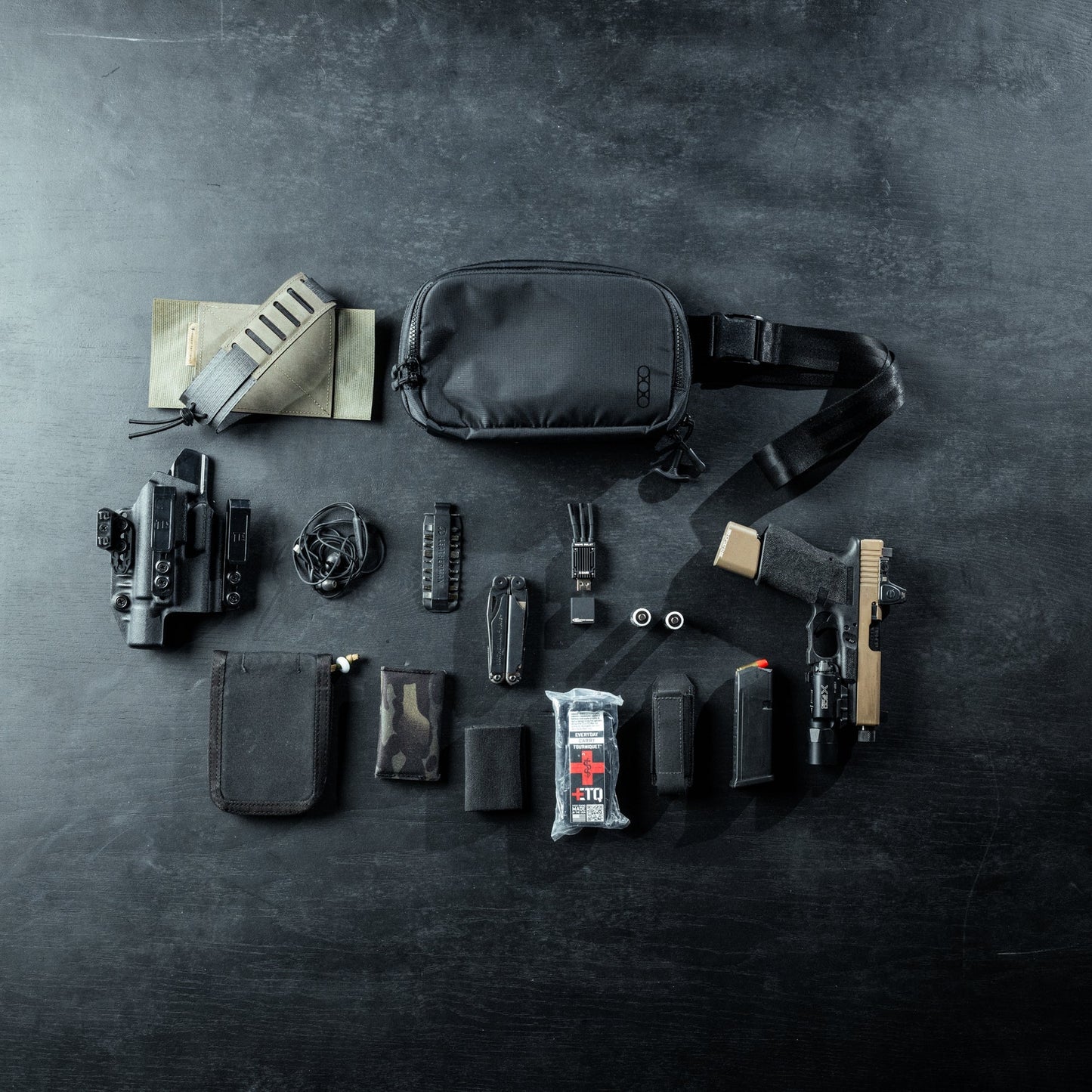 Eberlestock Fade Flex | w/ CCW Pocket & Fits Most Full Size Pistols w/ Lights & Optics