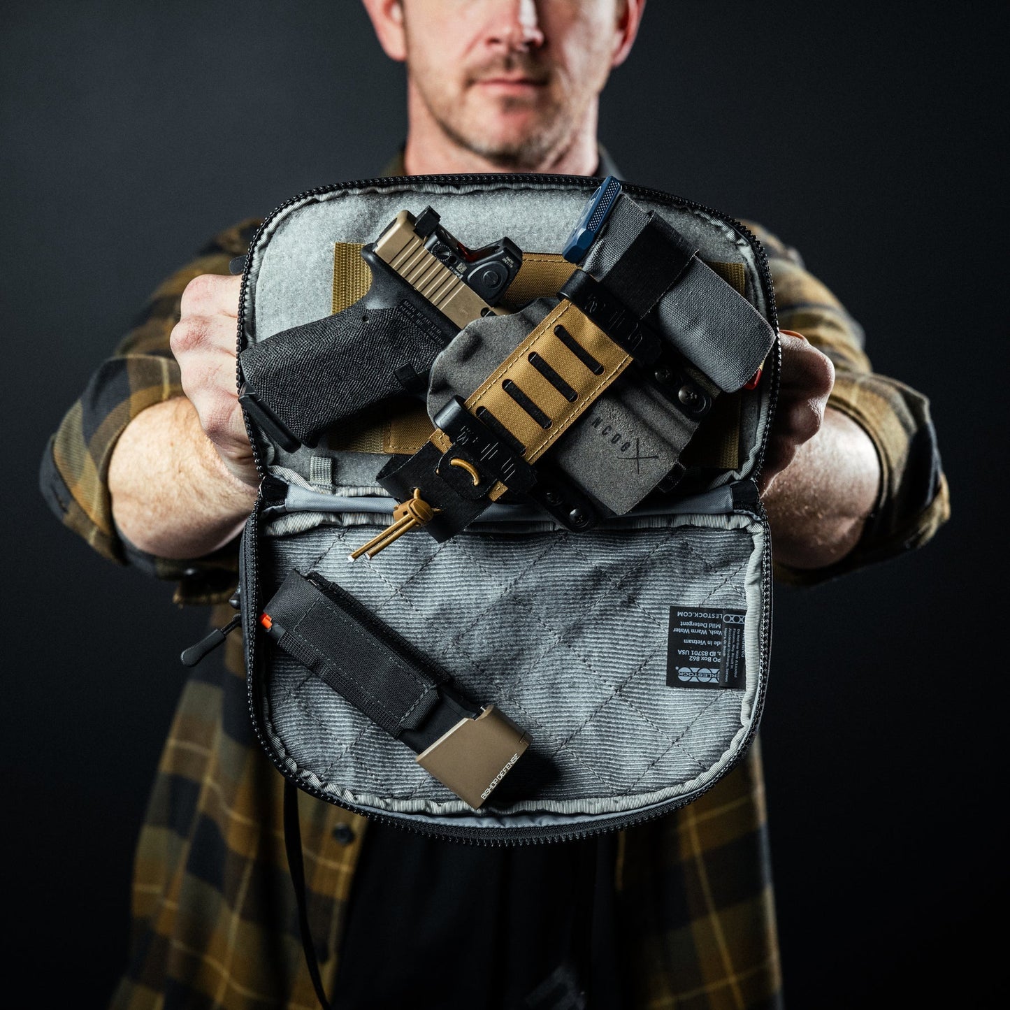 Eberlestock Fade Flex | w/ CCW Pocket & Fits Most Full Size Pistols w/ Lights & Optics