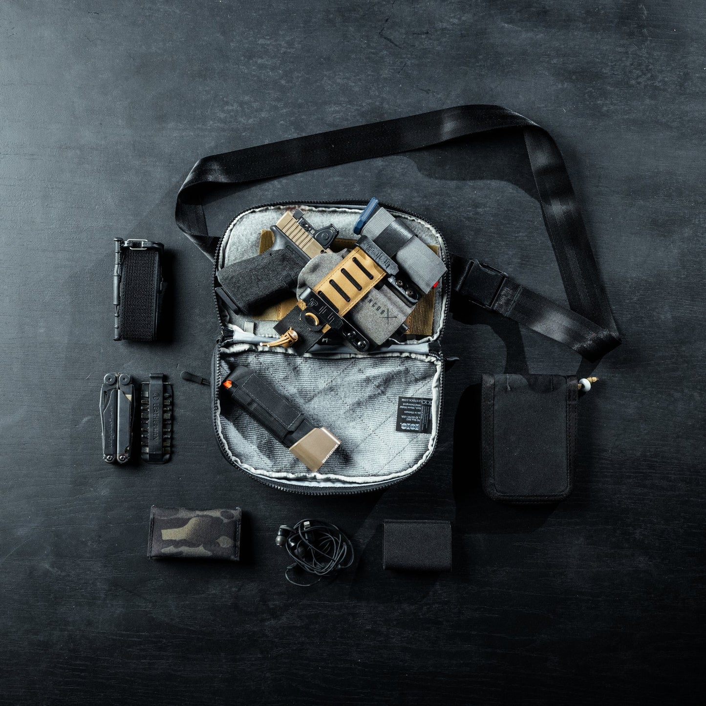 Eberlestock Fade Flex | w/ CCW Pocket & Fits Most Full Size Pistols w/ Lights & Optics
