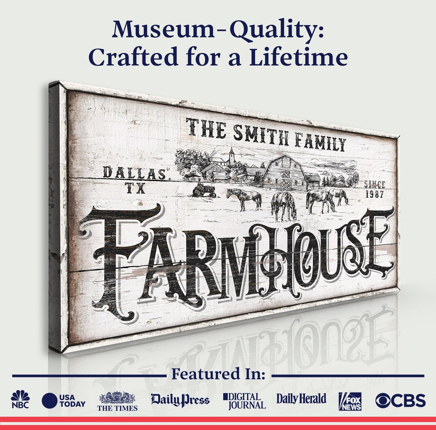 Personalized Farmhouse Sign IV