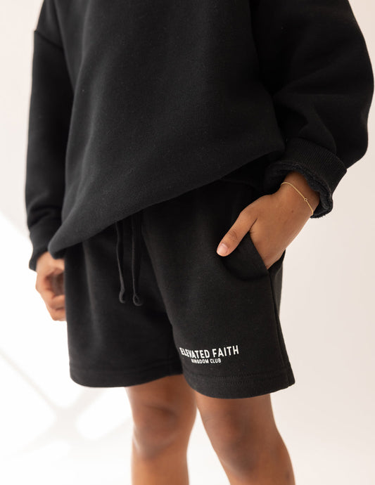 Kingdom Club Black Kids Short