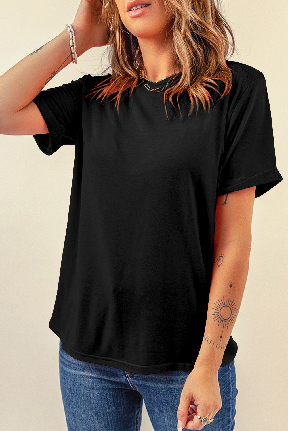 Morgan-Basic Comfy Tee