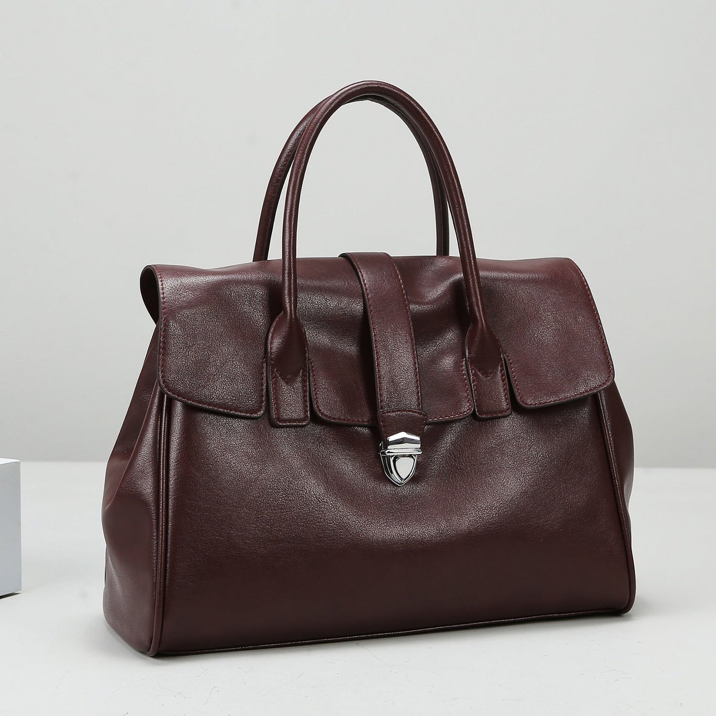 Handbags Women Autumn Winter Soft Leather Tote High Sense Large Capacity Office Women Bag