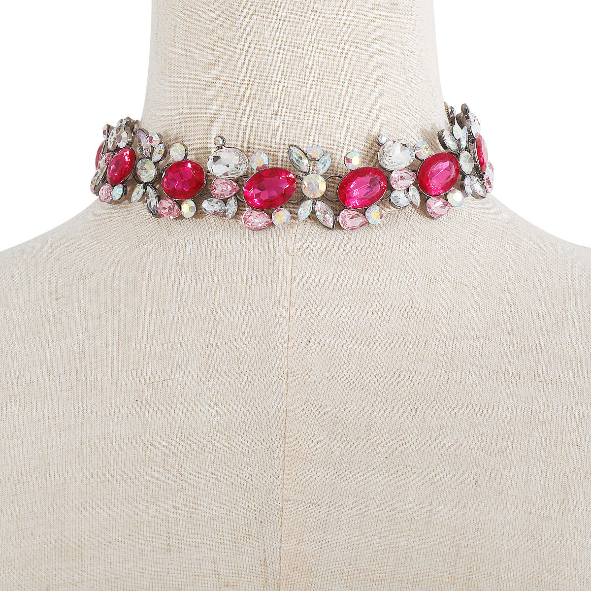 Temperamental Minority Imitation Diamond Popular Necklace Light Luxury Heavy Industry Alloy Clavicle Chain