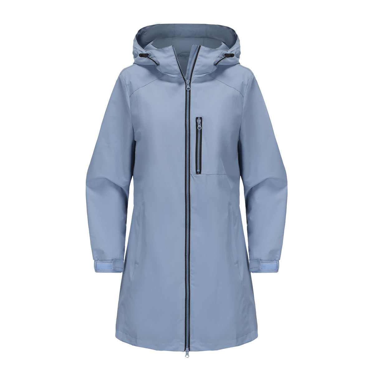 Outdoor Sports Waterproof Windbreaker Women Hooded Long Sleeve Spring Autumn Coat Loose Casual Windproof Women Clothing