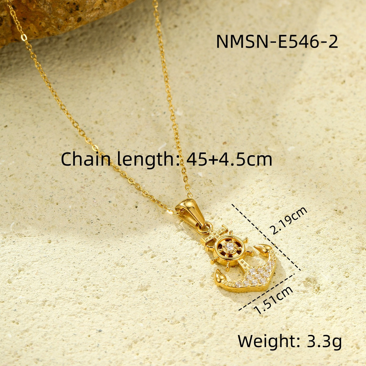 Ocean Necklace Bracelet Earrings Ring Set Niche Collection Ornament Women