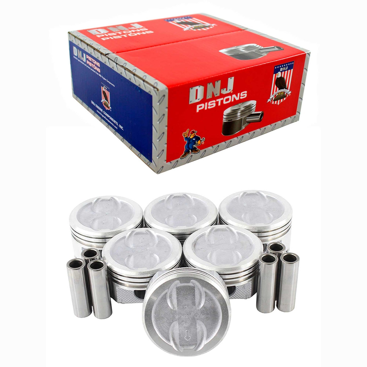 Piston Set 1987-1996 Chevrolet,GMC,Oldsmobile 4.3L (Oversizes Available)