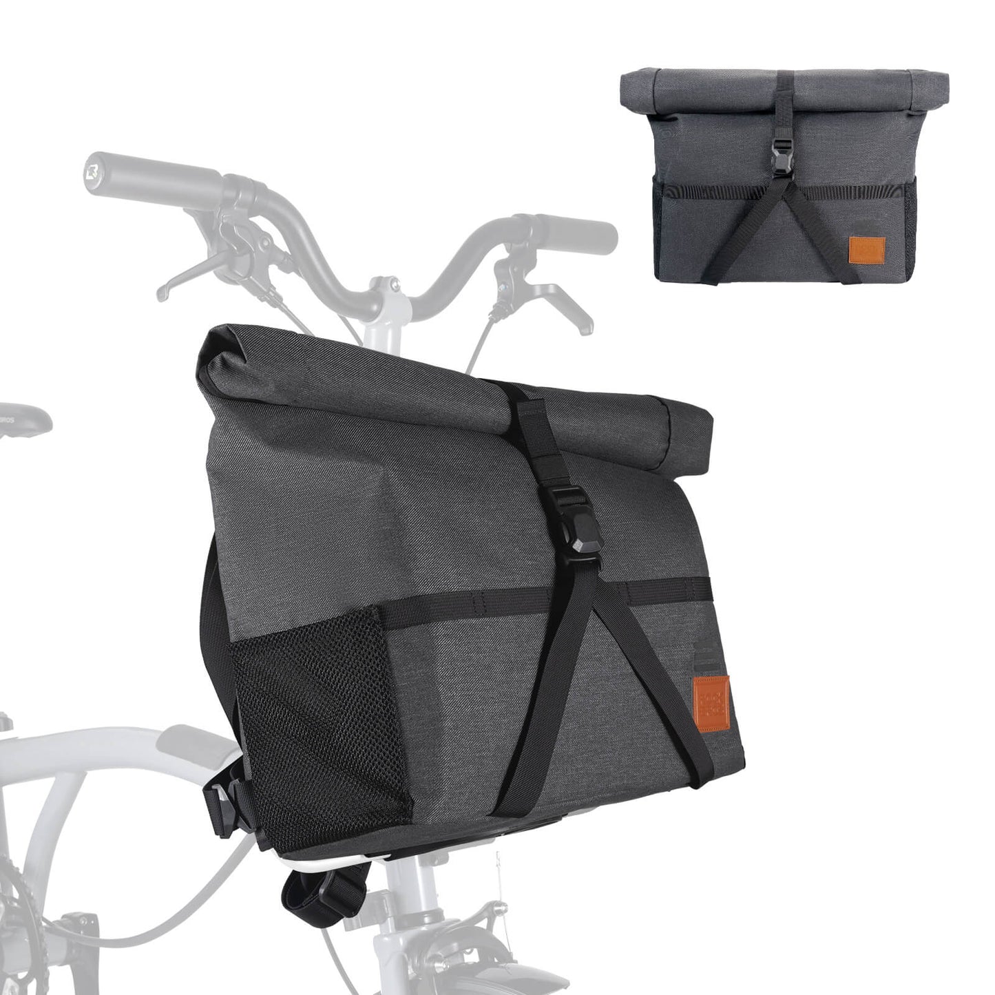 Folding Bike Handlebar Bag & Shoulder Bag  - 8L