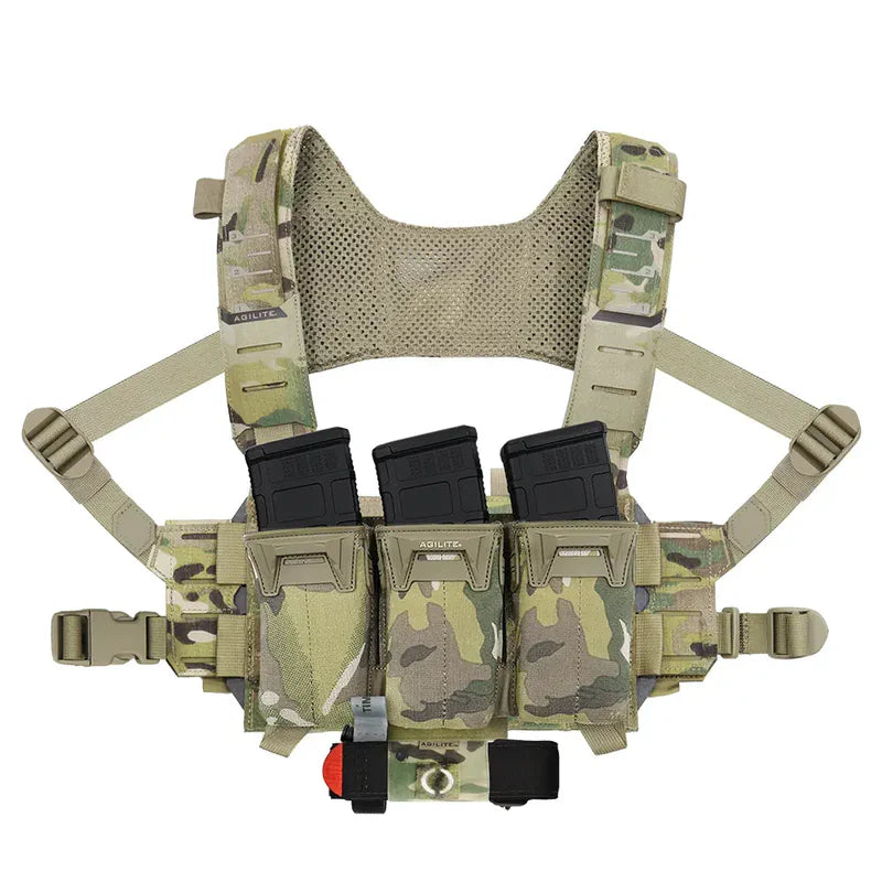 Agilite Reaper Rig | Fully Modular & Scalable Chest Rig w/ Placard & MOLLE Compatible