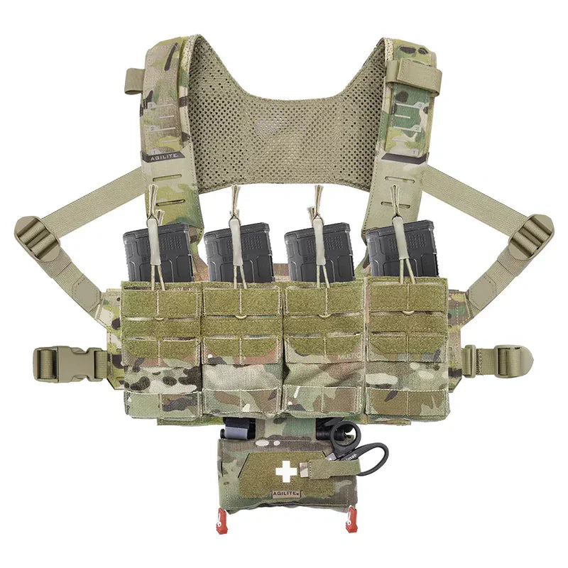 Agilite Reaper Rig | Fully Modular & Scalable Chest Rig w/ Placard & MOLLE Compatible