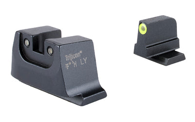 Trijicon Suppressor/Optic Height |  Night Sights |  Orange Front with Black Rear & Green Lamps |  Fits GLOCK 17/19/22/23/24/26/27/31/32/33/34/35/39