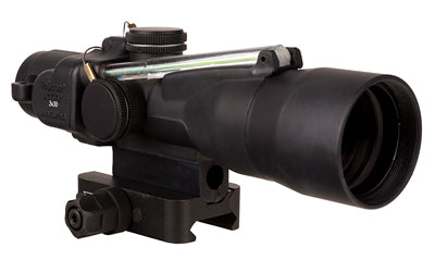 Trijicon ACOG |  3X30mm |  Dual Illuminated Green Chevron .233/62 Grain |  Includes Q-LOC Mount |  Matte Finish |  Black